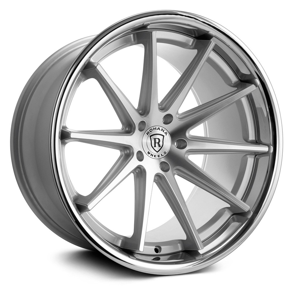 Rohana RFC10 Wheel 22x10.5 (42, 5x120.65, 74.1) Silver Single Rim