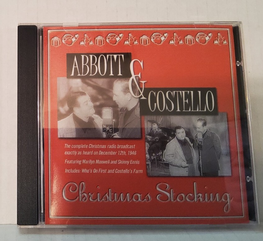 Abbott & Costello - Christmas Stocking CD, Pre-owned, Like New Condition, 1999-image