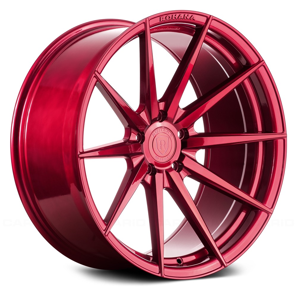 Rohana RFX1 Red 20x11 Wheel 5x120.65 Bolt Pattern 42 Offset 74.1 Bore Single Rim