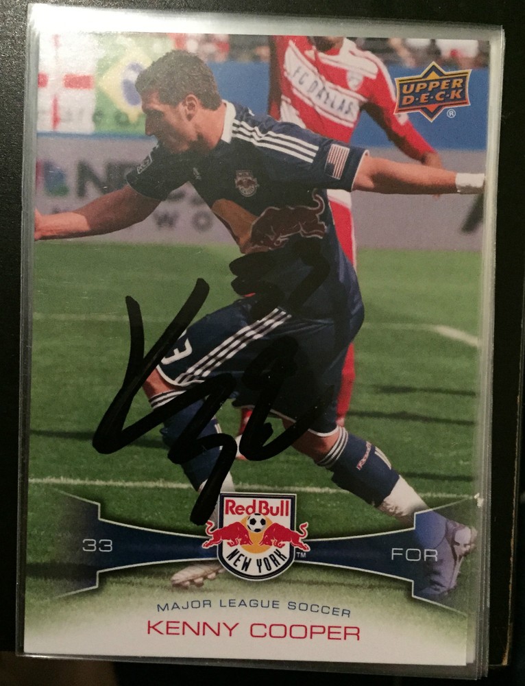 New York Red Bulls Kenny Cooper Autographed 2012 UD Upper Deck MLS Card