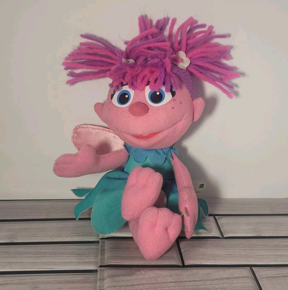 Abby Cadabby 9-inch Pink Fairy Princess Plush Doll Sesame Street Hasbro 2013-image