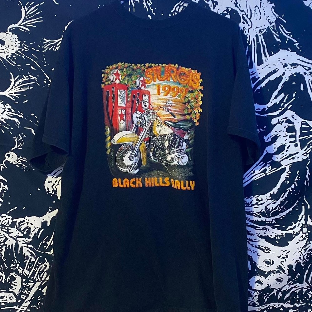 1999 Sturgis Black Hills Rally Vintage Motorcycle T-Shirt