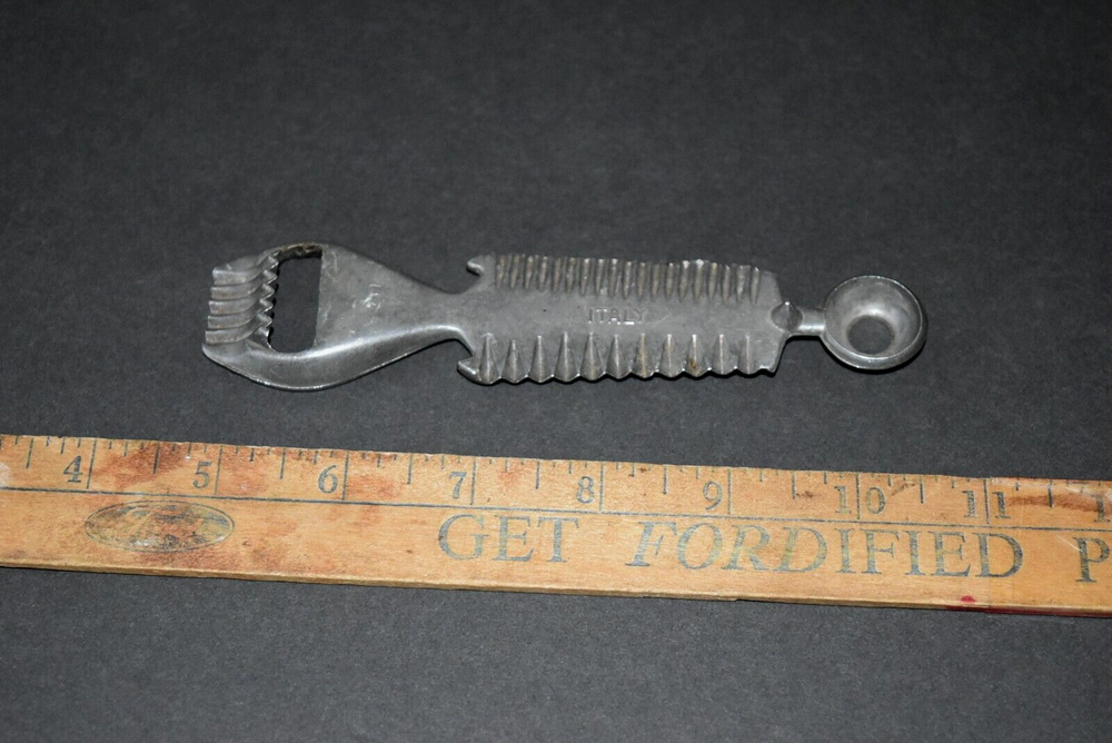 ANTIQUE BOTTLE OPENER Rare Tool Made Italy