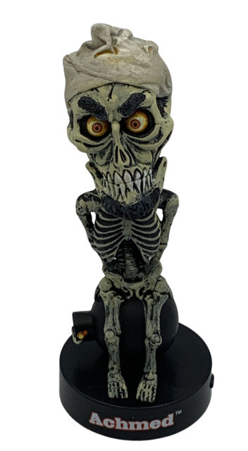 NECA Jeff Dunham Talking Achmed Bobblehead 7.8 in. Figure Toy