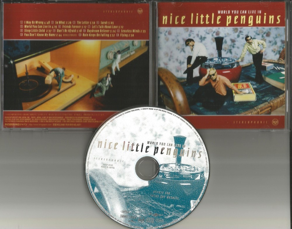 NICE LITTLE PENGUINS World you can w/ BONUS UNRELEASED JAPAN PRESS CD USA seller