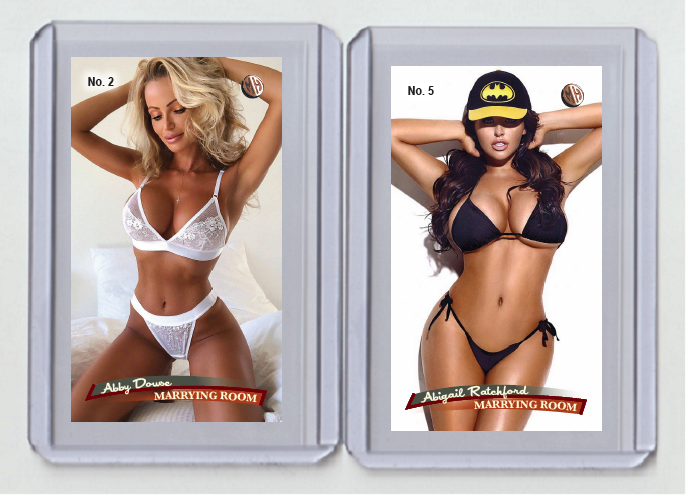 Abigail Ratchford rare MH Marrying Room #'d x/3 Tobacco card no. 5-image