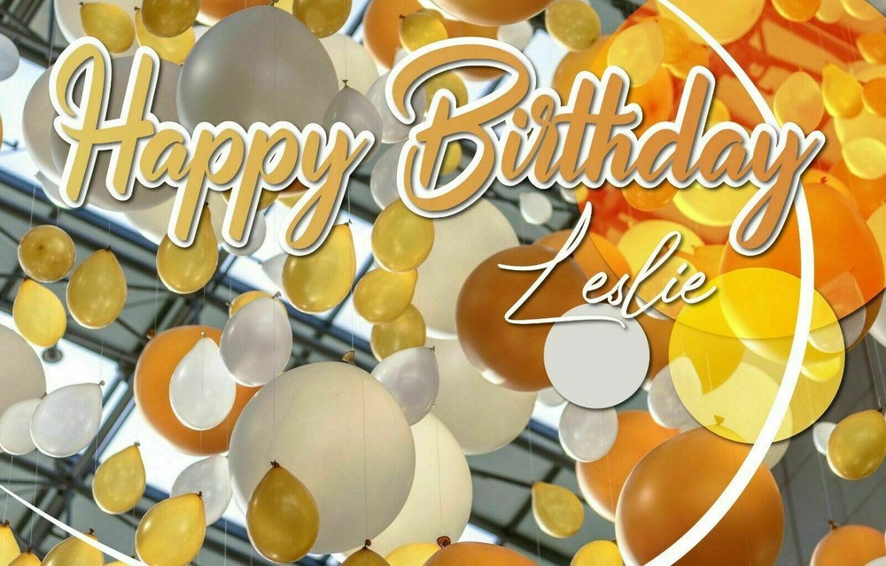 Party Balls Custom Happy Birthday Banner Personalized Poster M1895