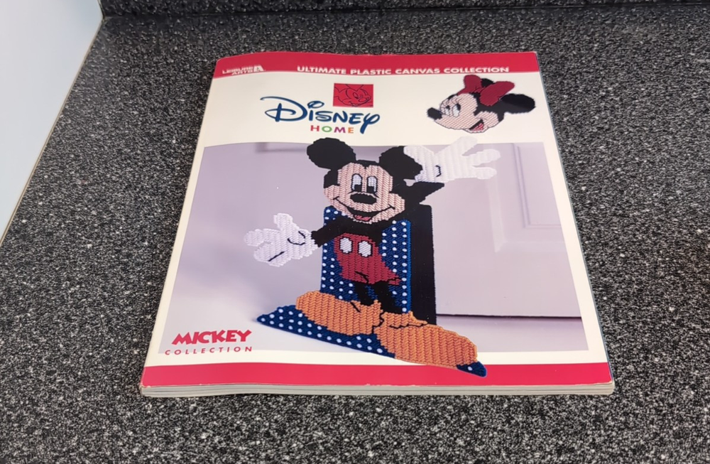 Used Disney Home Plastic Canvas Leisure Arts #1816 Mickey Collection