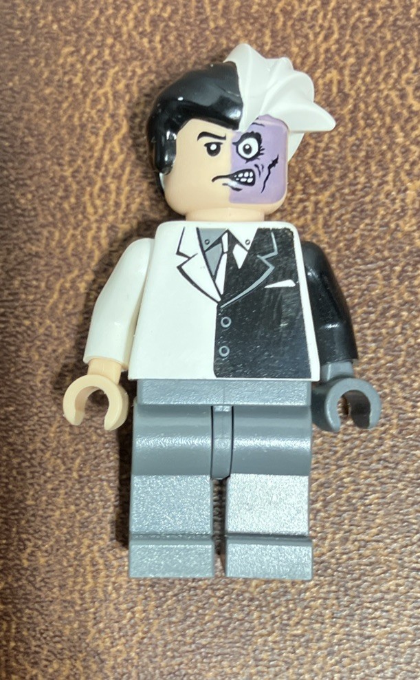 Rare LEGO Batman DC Comics Two-Face Minifigure Exclusive Collectible  