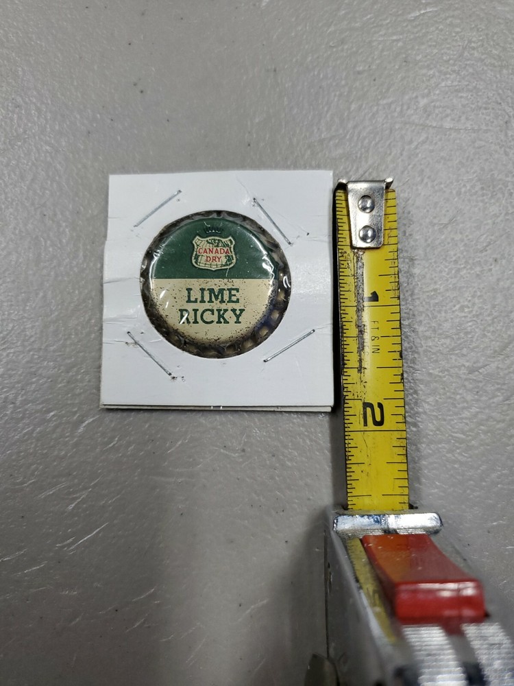 Vintage Canada Lime Ricky Collectible Metal Bottle Cap