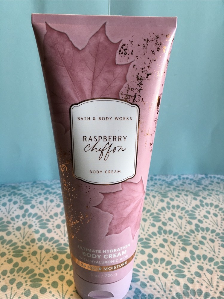 Bath & Body Works Raspberry Chiffon Ultra Hydrating Body Cream 8 oz
