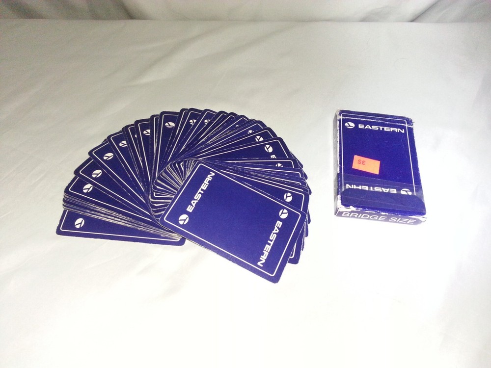Vintage Eastern Airlines Bridge Size Playing Cards
