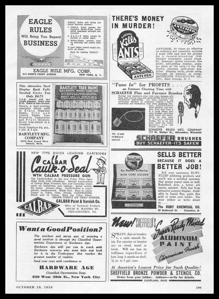 1939 Antchek Ant Killer 