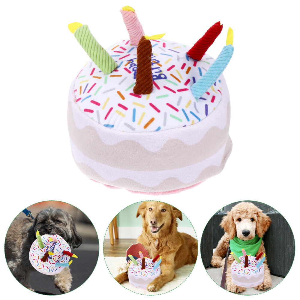 Dog Plaything Party Supplies Plush Birthday Card Animal Child