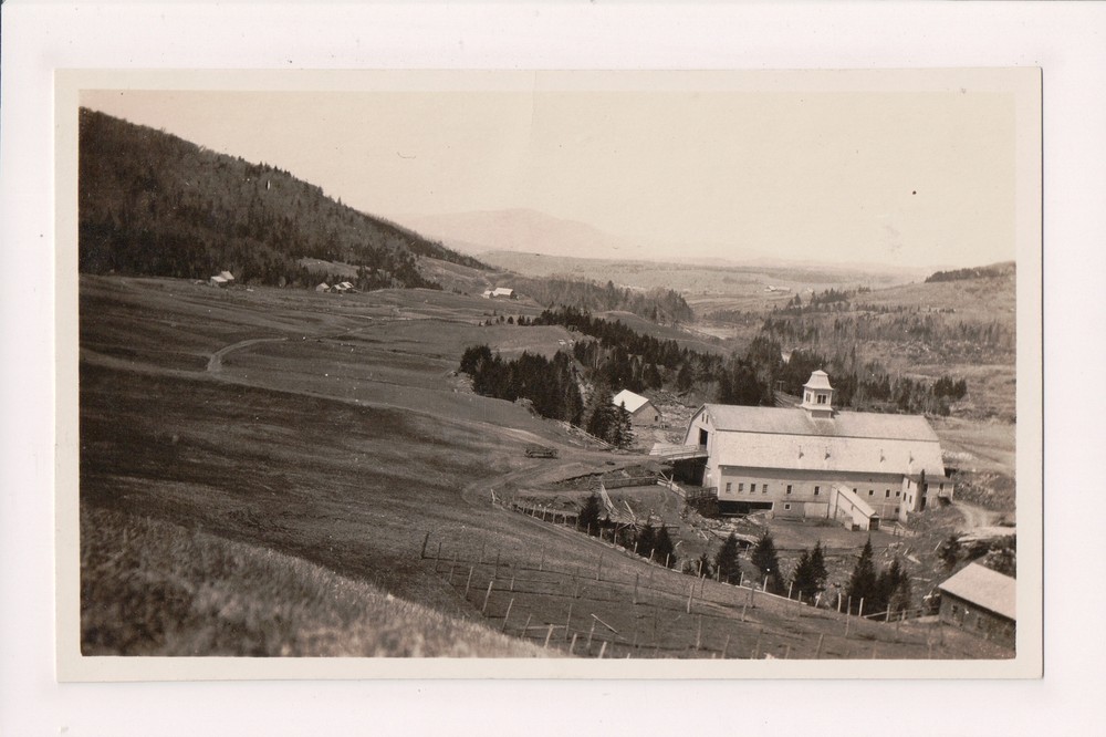 O-907 New Hampshire Real Photo Postcard - Dixville Notch The Homestead Farm