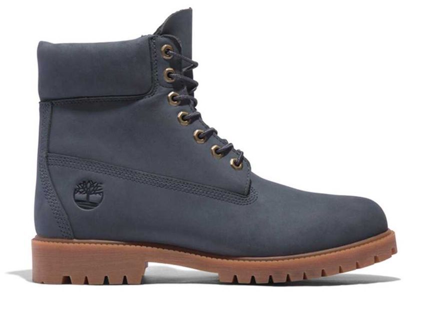 Timberland Heritage 6Inch Lace Up Waterproof Boot Dark Blue  Size US8.5