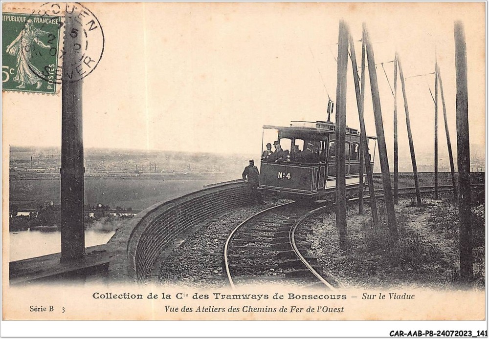 Bonsecours Tram La Cie Collection On The V Poster