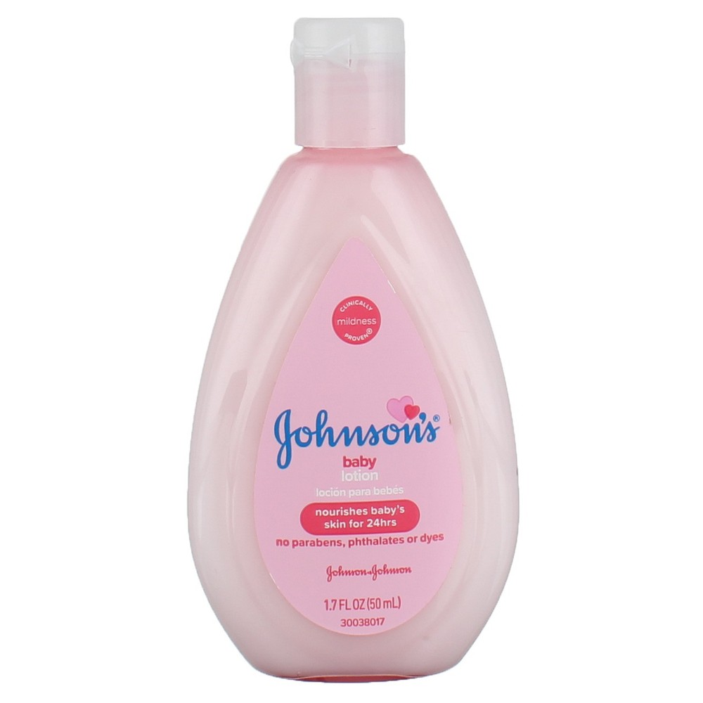 Johnson's X3 Coconut Oil Baby Lotion Hypoallergenic 1.7 Oz