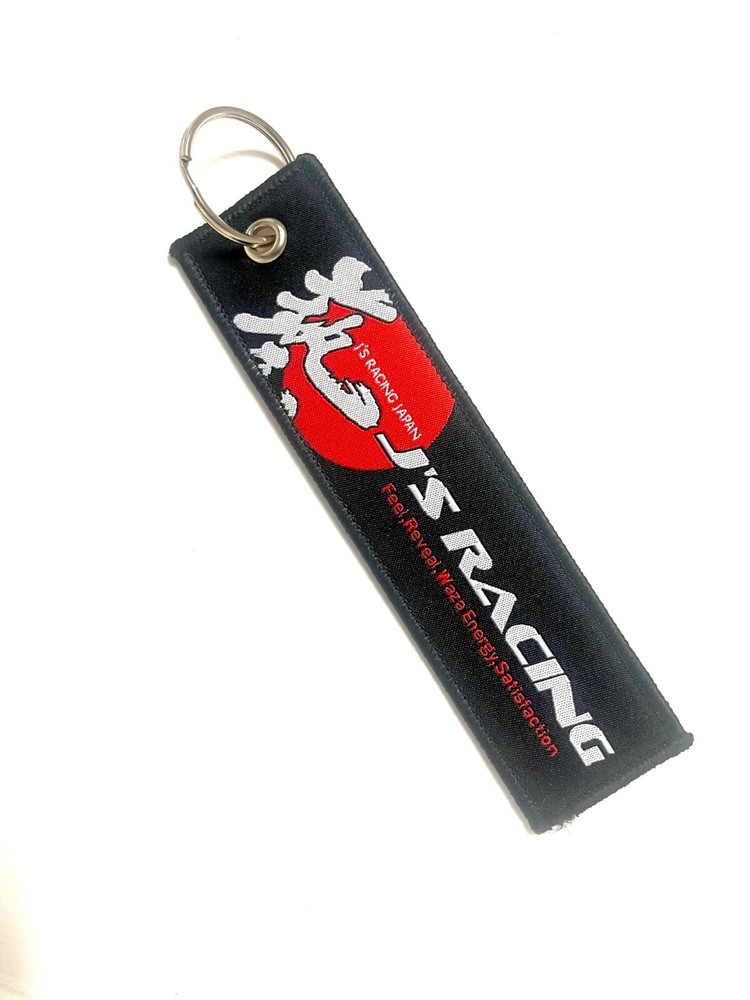 J'S Racing key tags with rings