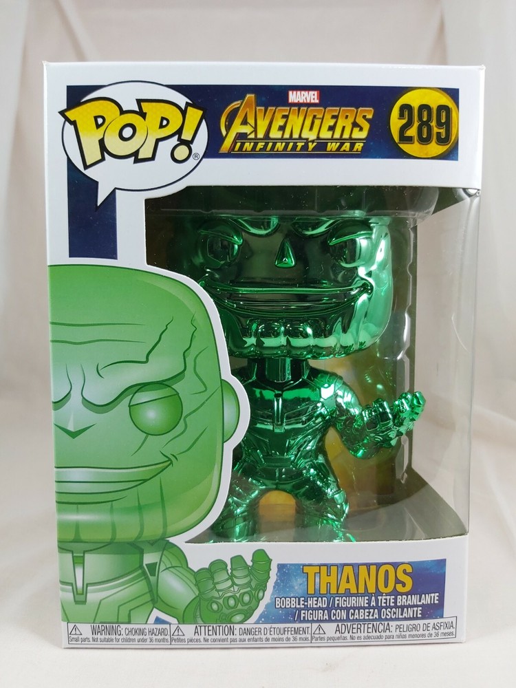 Marvel Funko Pop - Thanos (Green Chrome) - Avengers Infinity War - No. 289