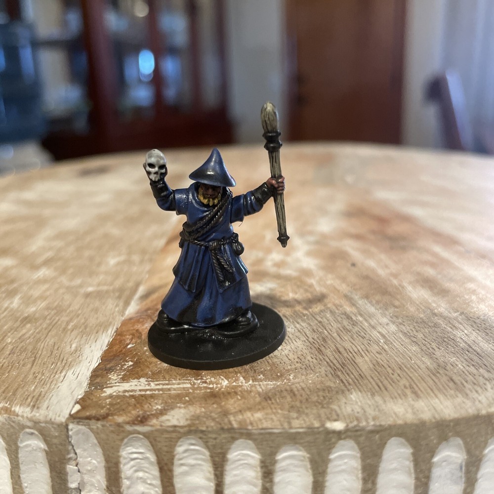 dungeons and dragons dnd painted wizard Mage Warlock Staff Necromancer