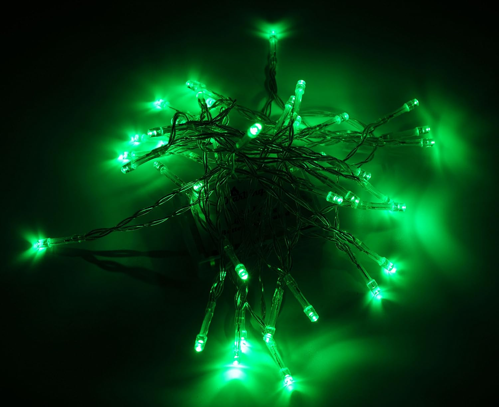Battery Operated Green 40 LED Fairy Light String Wedding Party Xmas Christmas De