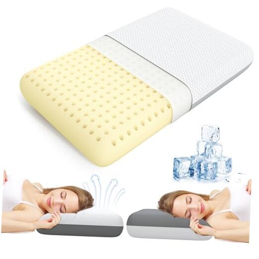 Memory Foam Pillows, Queen Pillows, Cooling Pillow for White-cooling Pillow