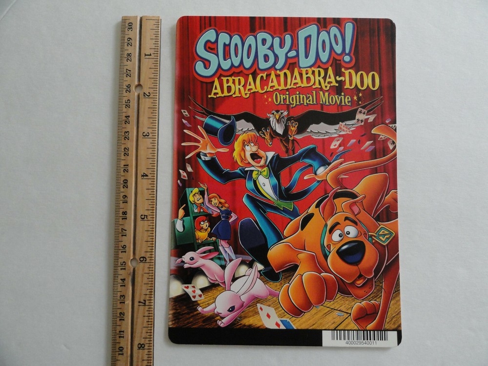 SCOOBY-DOO ABRACADABRA DOO BLOCKBUSTER VIDEO SHELF BACKER CARD 5.5