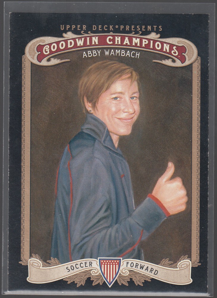 Abby Wambach 2012 Upper Deck Goodwin Champions #79 US Soccer Card  -image