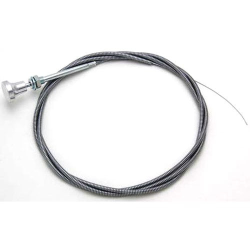 Trans Dapt 4120 Choke Cable Kit Length: 6 Billet Aluminum Control Knob Requires