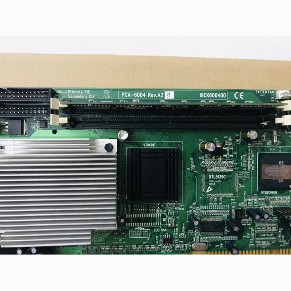 1pcs used Advantech PCA-6004 REV.A2 Mainboard Free shipping