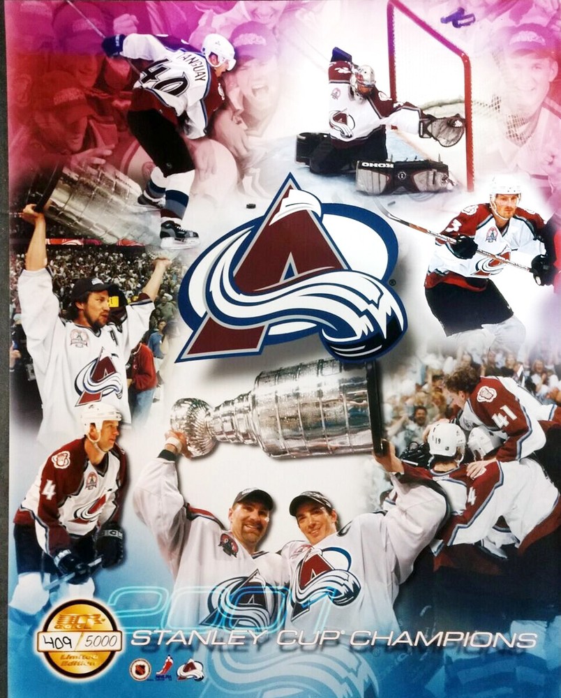 Colorado Avalanche 2001 Stanley Cup 8x10 Picture Celebrity Print