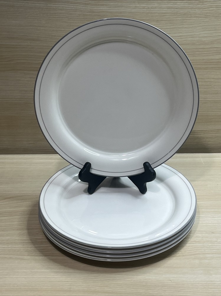 Lenox Chinastone For the Grey Patterns Stripe 10 1/2