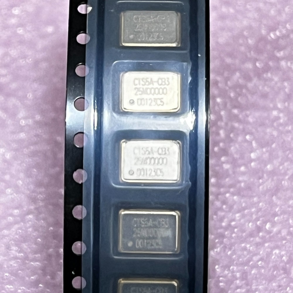 30PCS 25MHz XO HCMOS TTL Oscillator 5V Enable Disable 4-SMD No Lead