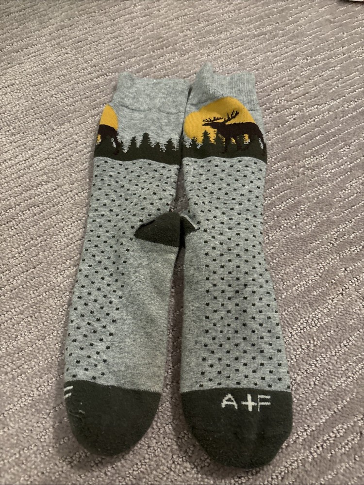Abercrombie And Fitch Moose Forest Socks Women New-image