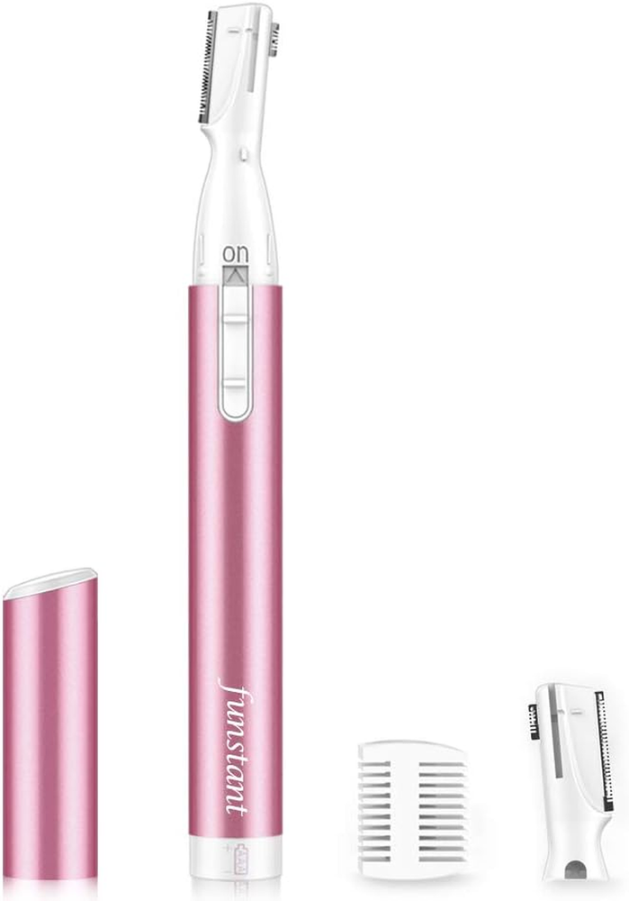 Precision Electric Eyebrow Trimmer for Women - Painless Facial Hair Remover