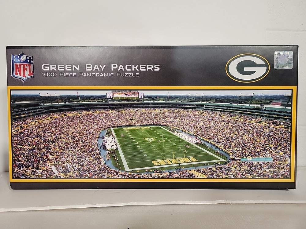 Green Bay Packers 1000 Piece Jigsaw Puzzle Panoramic Lambeau Field 13X39