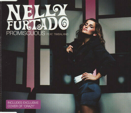 Nelly Furtado Promiscuous 2TRXw/ LIVE Session Euopre CD Single SEALED USA seller