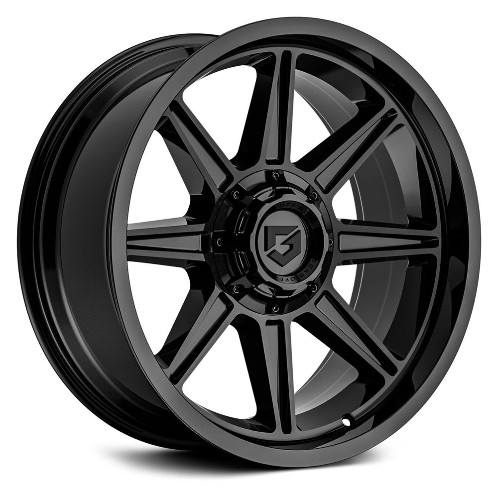 Gear Off Road 773B Black 20x10 -12 5x127 78.1 Single Wheel Rim