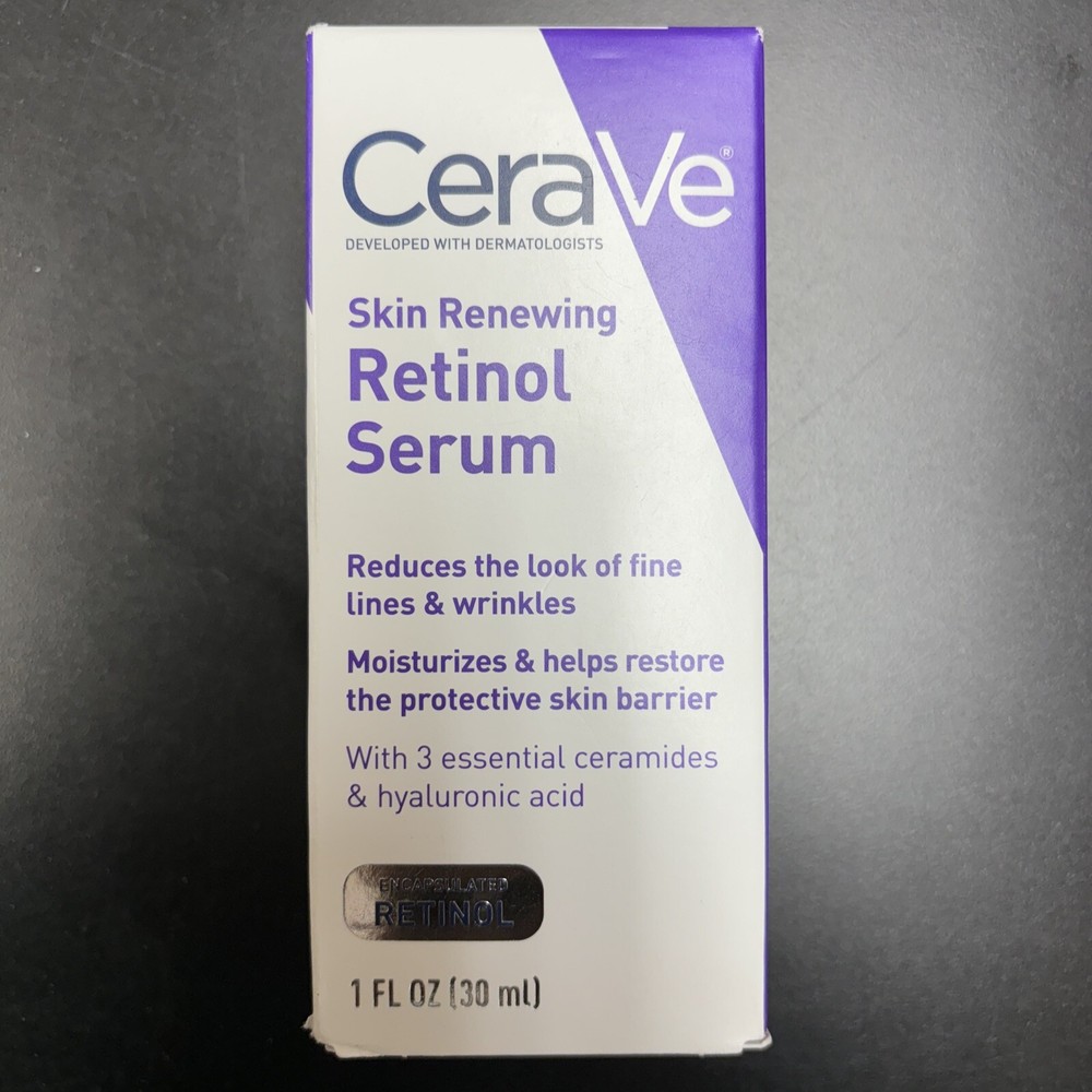CeraVe Retinol Serum for Anti Aging Skin Renewal with Ceramides Hyaluronic Acid 1 oz