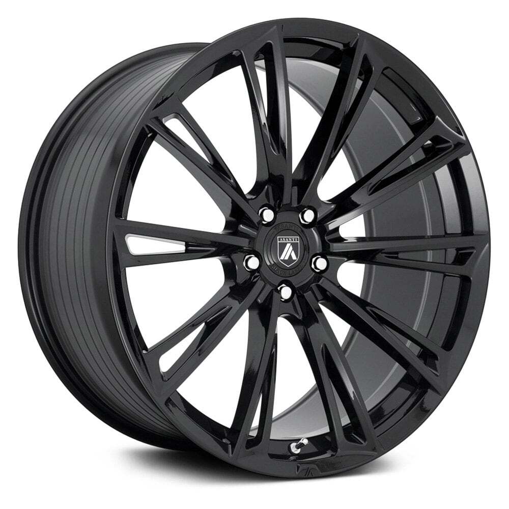 Asanti ABL-30 CORONA 22x10.5 Black Wheels 5x120.65 Set of 4-image
