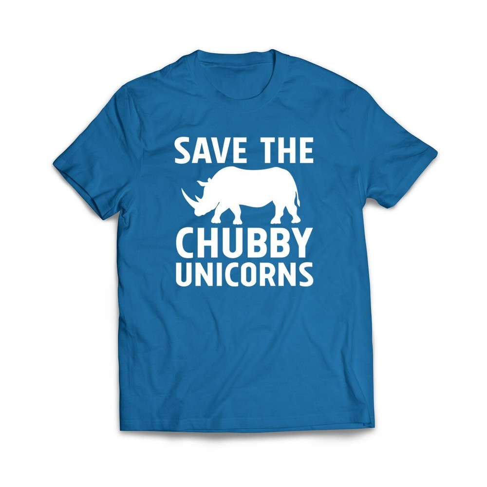 Save the Chubby Unicorns T-Shirt – Fun Animal Graphic Tee | Cute & Quirky Shirt
