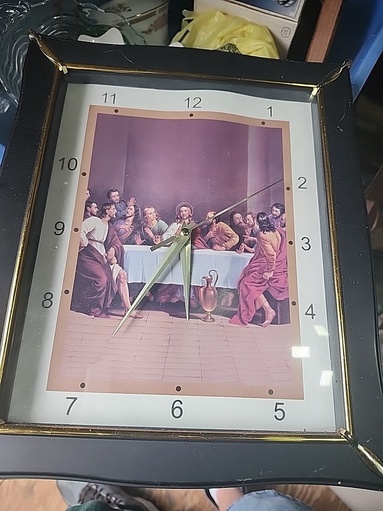 The last supper clock