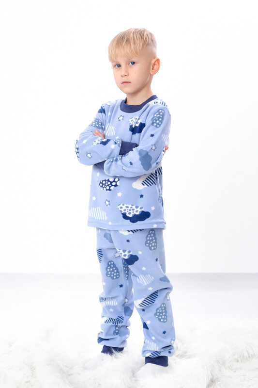 Pajama Set (boys), Winter,  Nosi svoe 6076-028-4 (khmarynky-blakytnyj)