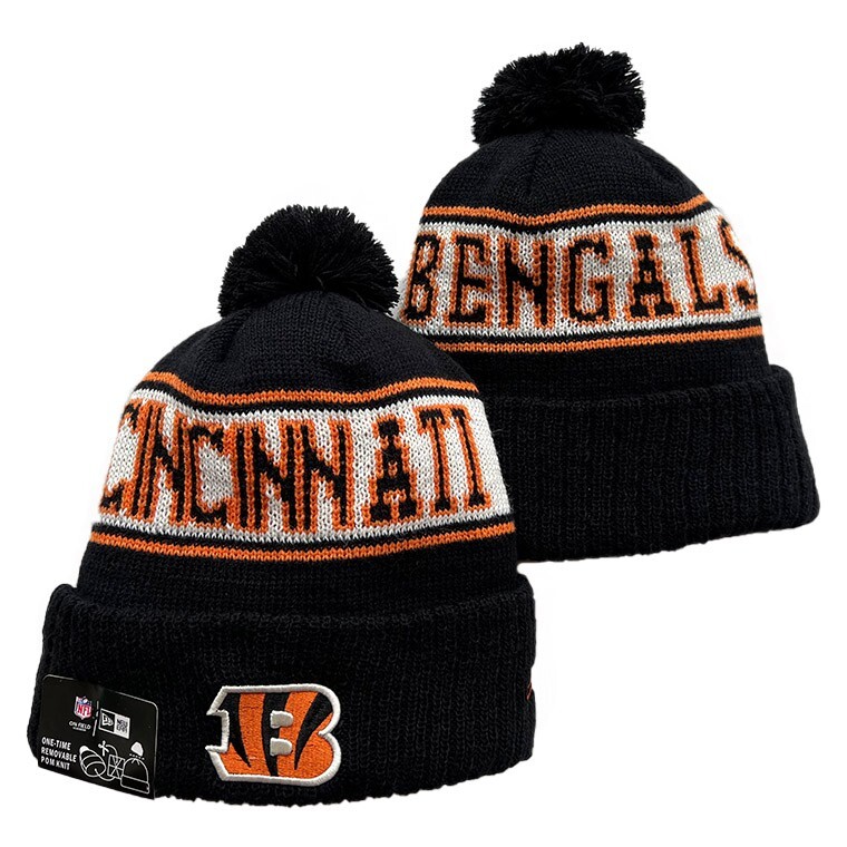 Cincinnati Bengals Embroidered Logo Knitted Hat Letter Bean Cap Free Shipping