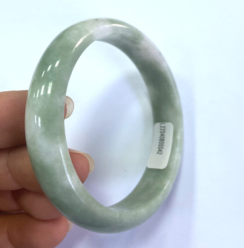 Premium Chinese Green Jade Bangle 55-64mm Grade A Natural Stone Bracelet