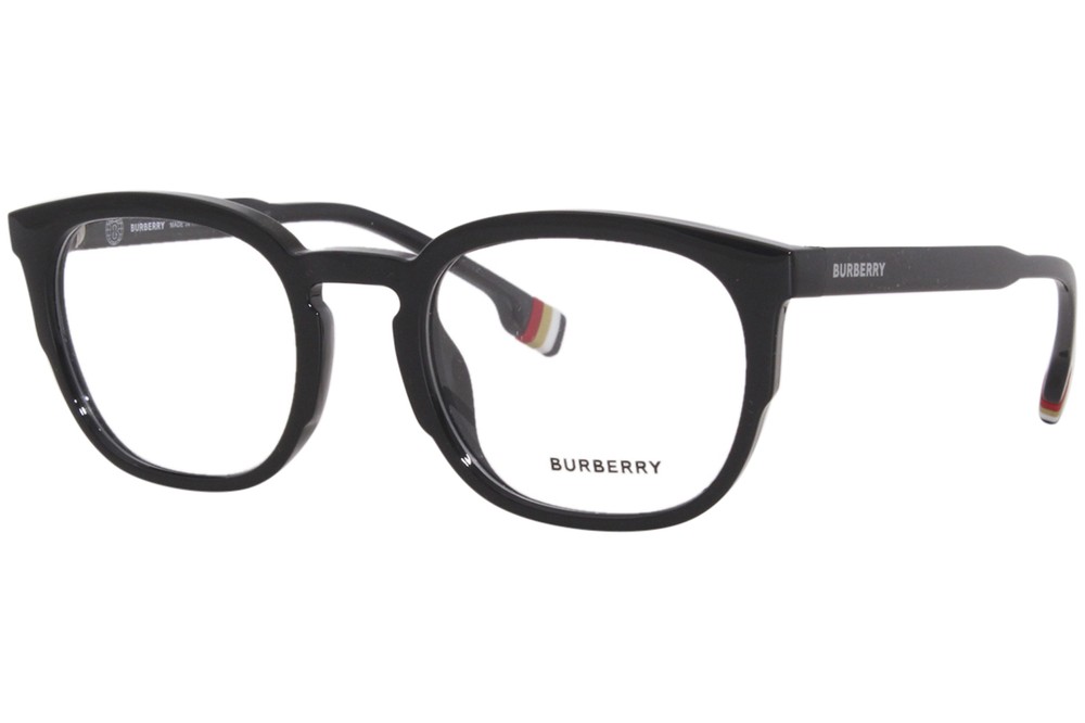 Burberry Samuel BE2370U 3001 Eyeglasses Men's Black Full Rim Square Shape 53-mm