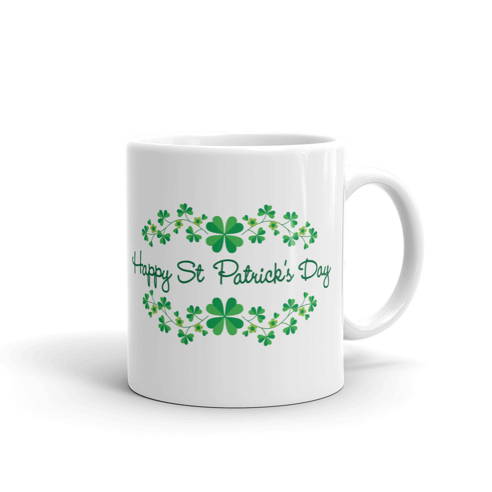 Happy St. Patrick's Day Coffee Tea Ceramic Mug Office Work Cup Gift