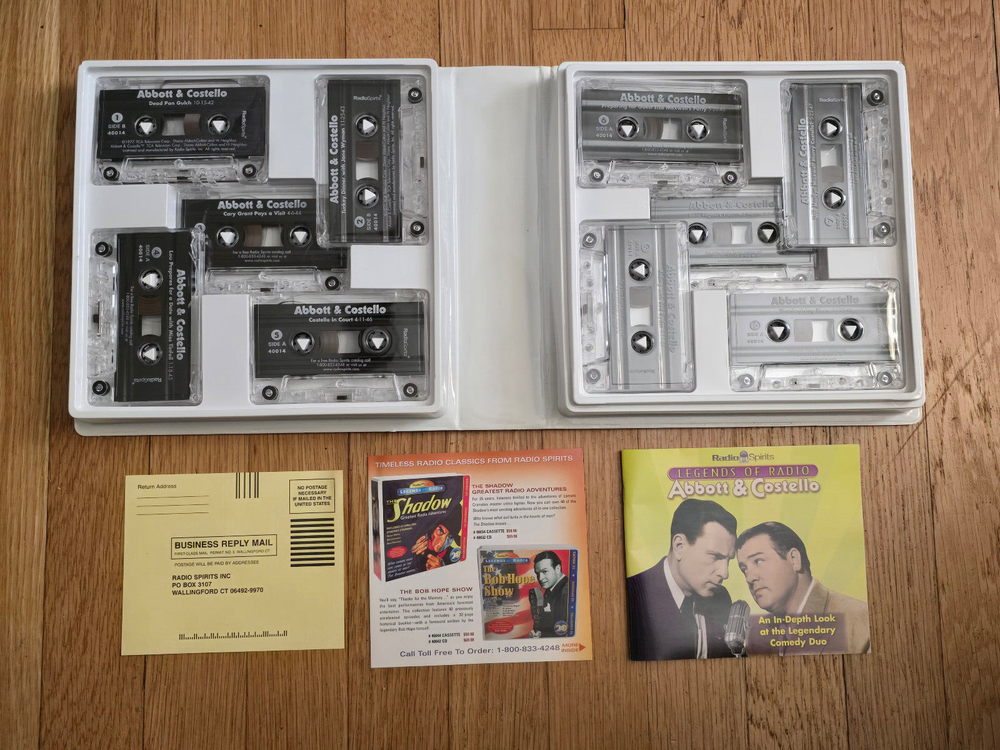 ABBOTT & COSTELLO ~ RADIO SPIRITS/LEGENDS OF RADIO  ~ 10 CASSETTES/20 EPISODES-image