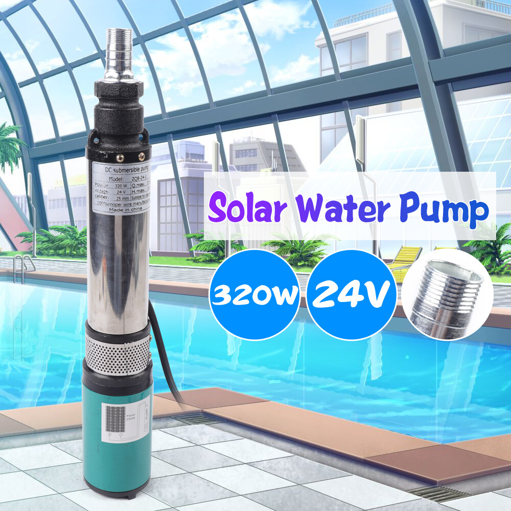 24Volt Solar Deep Well Water Pump Farm Submersible Irrigation Pump 5m³/H 5000r/M